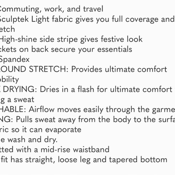 Like New! Athleta Venice Velvet Stripe Joggers High Waist Stretch, Burgundy. - Picture 4 of 10